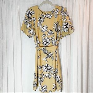 H&M Yellow Floral Dress 6